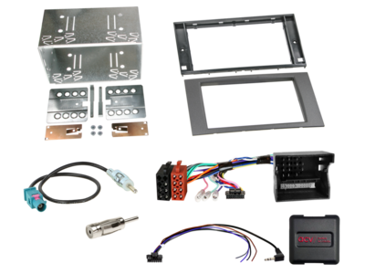 2-DIN Kit Ford Fahrzeuge anthrazit LFB/CAN-Bus/Antenne