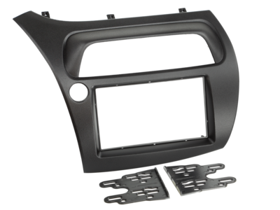 2-DIN Radioblende Honda Civic 09/2005-12/2011 schwarz LHD