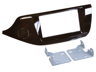 2-DIN Radioblende Kia Cee'd/ProCeed 2012-2018 braun LHD