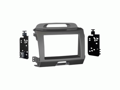 2-DIN Radioblende Kia Sportage(SL) 08/2010-01/2016 grau