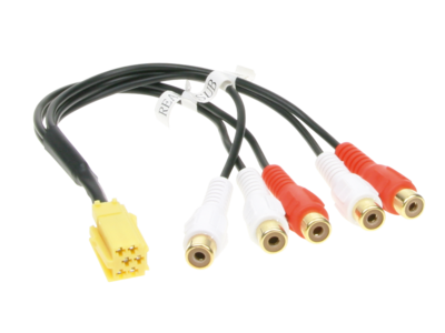 Vorverstärkeradapter  Mini ISO > Cinch 
