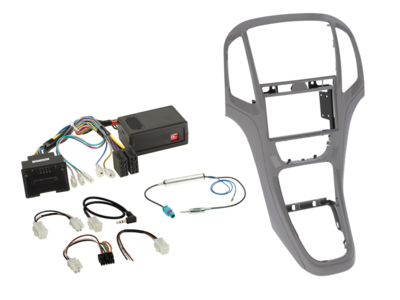 2-DIN Kit Opel Astra J 2009-2018 titan grau LFB/Lead 3