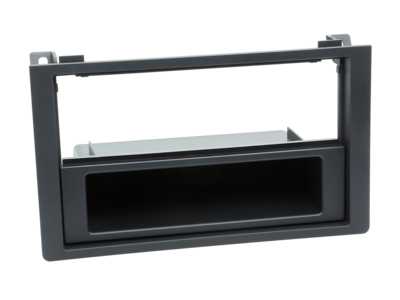 2-ISO Radioblende mit Fach Saab 9.3 2007-2011 schwarz 