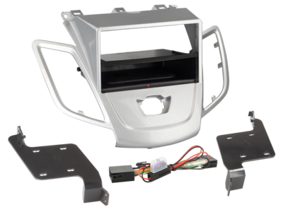 2-DIN Radioblende INBAY® Ford Fiesta ohne Display silber