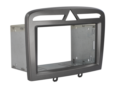 2-DIN Radioblende Peugeot 308(4)/RCZ(4J) warm silber