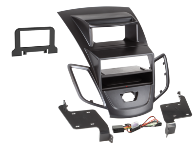 2-DIN Radioblende INBAY® Ford Fiesta mit Display schwarz
