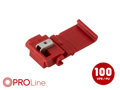 Abzweigverbinder 0,5mm²-1,0mm² rot DT 100 Stück