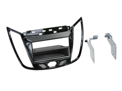 2-DIN Radioblende INBAY® Ford C-MAX/Kuga Klavierlack schwarz