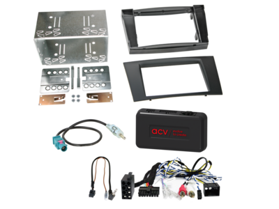 2-DIN Kit Mercedes CLS(C219)/E-Klasse(W211) LFB/Antenne/Amp