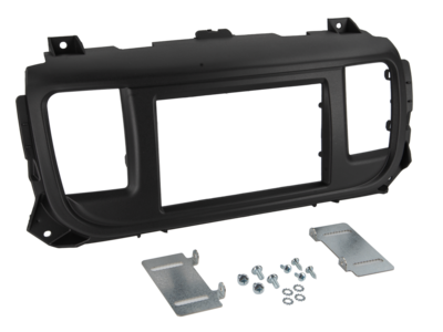 2-DIN Radioblende Citroen/Opel/Peugeot/Toyota schwarz