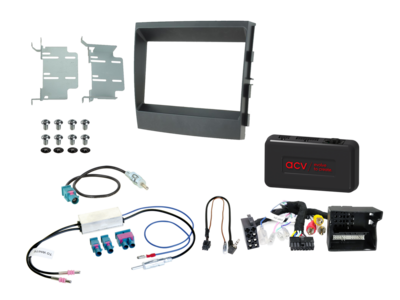 2-DIN Kit Porsche Panamera 2009-2016 LFB/Amp MOST schwarz