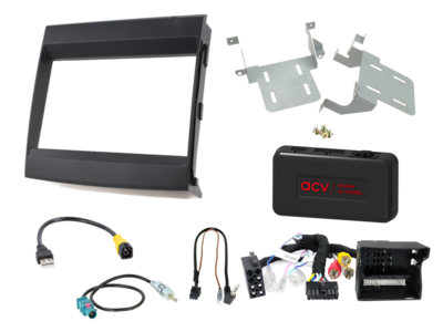 2-DIN Kit Porsche Cayenne 2011-2016 LFB/Amp schwarz