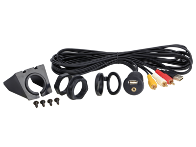 USB/AUX-AV Einbaubuchse/Aufbaugehäuse USB/3,5mm Klinke 
