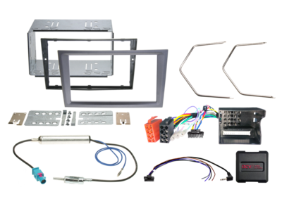 2-DIN Kit Opel Fahrzeuge charcoal LFB CAN Bus/Antenne
