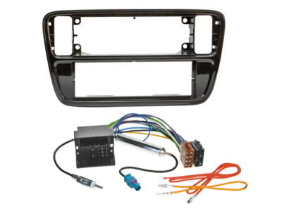 1-DIN Kit VW Up 12/2011-06/2016 Klavierlack passiv/Antenne