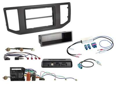 2-DIN Kit mit Fach MAN TGE/VW Crafter/California i-dapter