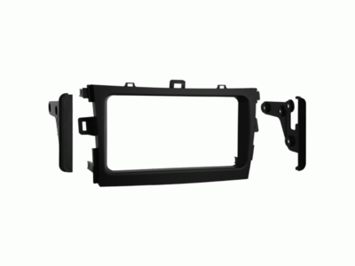 2-DIN Radioblende Toyota Corolla 2009-2013 schwarz