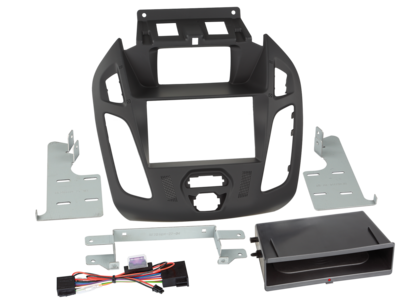 2-DIN Radioblende INBAY® Ford Connect Display schwarz