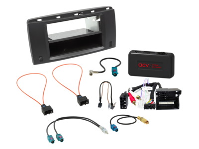 2-DIN Kit mit Fach Mercedes R-Klasse 2005-2010 LFB/Amp