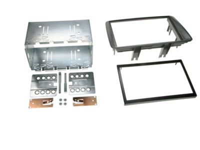 2-DIN Radioblende Fiat Panda(ZAF 169) 10/2003-03/2013 grau