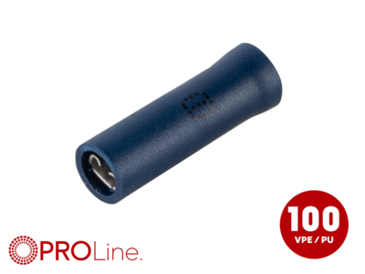 Flachsteckhülse(f) 1,5mm²-2,5mm²/2,8mm blau STVI 100 Stück