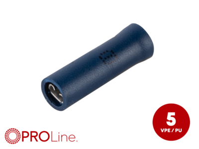Flachsteckhülse(f) 1,5mm²-2,5mm²/2,8mm blau STVI 5 Stück