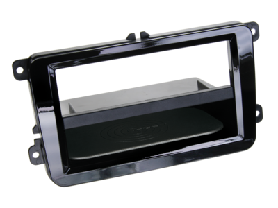 2-DIN Radioblende INBAY® Seat/Skoda/VW Klavierlack schwarz