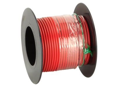 Stromkabel 1,50 mm² rot Minispule 10 m