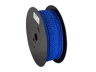 Lautsprecherkabel verdrillt 2x2.50mm² blau/blau-schwarz 100m