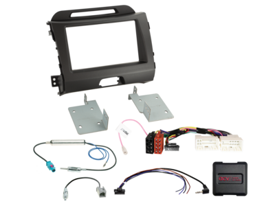 2-DIN Kit Kia Sportage 2010-2016 24Pin/18Pin LFB/Antenne