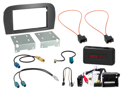 2-DIN Kit Mercedes SL-Klasse(R230) 2008-2011 LFB/Antenne/Amp