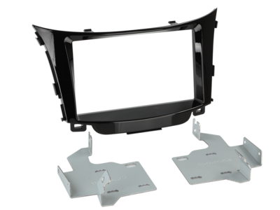 2-DIN Radioblende Hyundai i30(GD/GDH) 2012-2017 Klavierlack