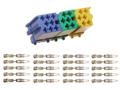Montageset Mini-ISO Stecker 23 teilig lose