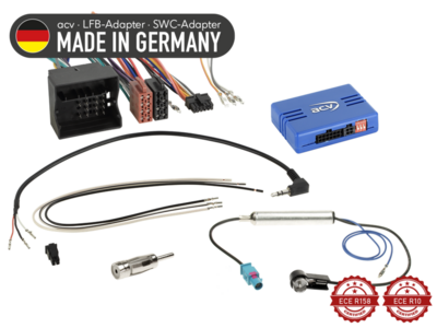 LFB Audi/Seat/Skoda/VW Quadlock Fakra>DIN/ISO/Multilead