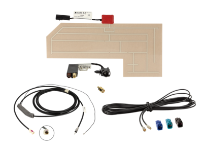 Glasklebeantenne Folienklebeantenne Kit FM/DAB+