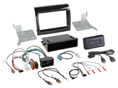2-DIN Kit mit Fach Citroen/Fiat/Opel/Peugeot i-dapter