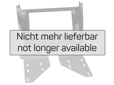 2-DIN Radioblende mit Fach nicht mehr lieferbar