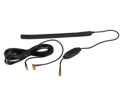 Glasklebeantenne DAB/DAB+ SMB(f) 90° 12V Phantom