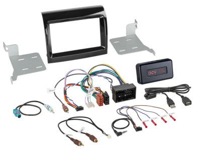 2-DIN Kit Citroen/Fiat/Opel/Peugeot mit OEM Gerät i-dapter