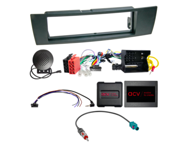 1-DIN KIT BMW 1er/3er/X1/Z4 40Pin Quadlock LFB/Antenne