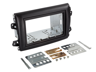 2-DIN Radioblende Citroen/Fiat/Opel 2-DIN Einbausatz