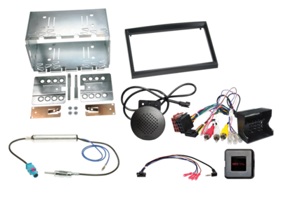 2-DIN Kit Citroen/Fiat/Peugeot RD4 Gerät LFB/Antenne/PDC