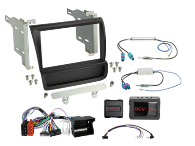 2-DIN Kit Audi R8(42) 04/2007-05/2015 LFB/Amp schwarz