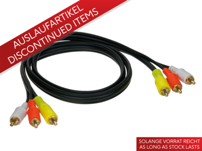 Cinch Kabel Audio/Video 100cm 