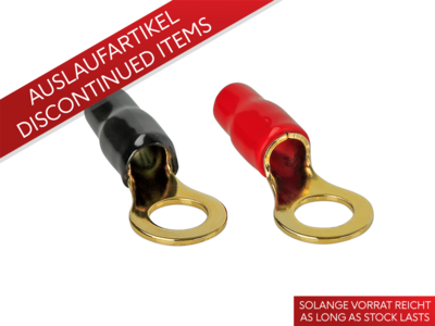 Ringösen 20 mm² > 12 mm  1 x rot / 1 x schwarz
