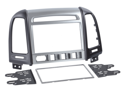 2-DIN RB Hyundai Santa Fe 2006-> > silber/schwarz