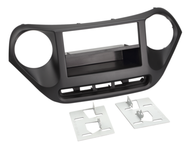 2-DIN Radioblende mit Fach Hyundai I10 2013-2019 LHD
