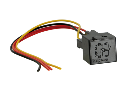 Schließerrelais 12V/30A max Stecksockel/Kabel 30cm 