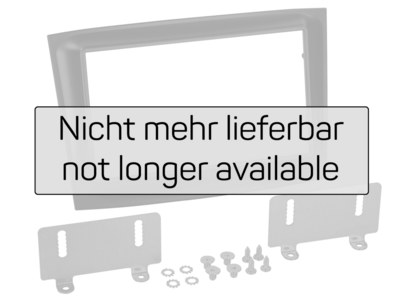 2-DIN Radioblende Fiat Dobló 01/2015-06/2022 schwarz