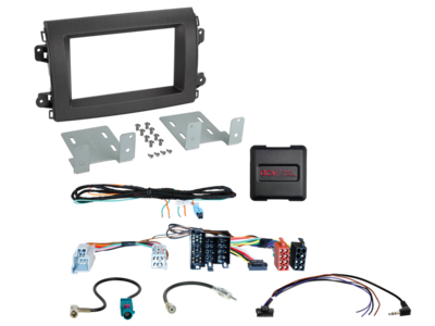 2-DIN Kit Citroen/Fiat/Opel ISO/Mini ISO LFB/Antenne